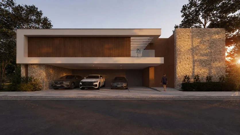 Casa PAR Perspectiva Frontal